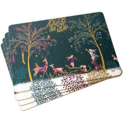 Набор подставок под тарелку Woodland Tales 29,8х40,1 см, 4 шт