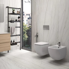 Унитаз подвесной RAK Ceramics Metropolitan q1_MP13AWHA, безободковый, без сиденья