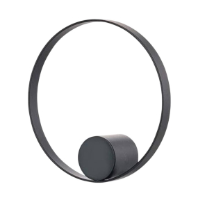 Полотенцедержатель круглый Zone Hoooked on rings 332027, 10 см, черный