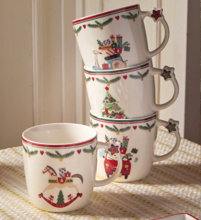 Набор кружек New Milk & Coffee Let It Snow 360 мл, 2 шт