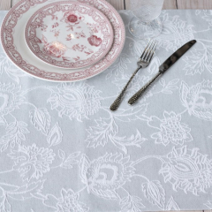 Скатерть-дорожка Lace 50x140 см, цвет серебро