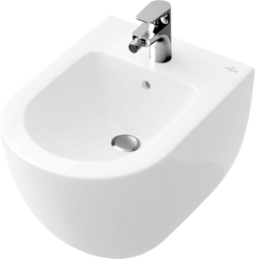 Биде подвесное Villeroy & Boch Subway 2.0 48x36, CeramicPlus