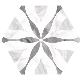 Керамогранит Equipe Bardiglio 17,5х20, Hexagon Flower, 8 мм