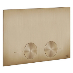 Панель смыва Gessi 54617.726 (TECE), брашированная теплая бронза PVD