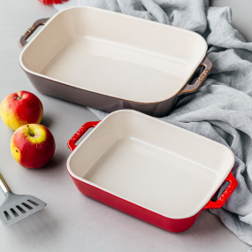 Форма для запекания прямоугольная Staub Ceramic 27х20 см, вишневая