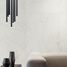 Керамогранит Italon Charme Deluxe 80х160 Lux, Bianco Michelangelo, 9 мм