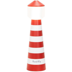 Лампа настольная Zafferano Ocean Cay 28,4 см, красно-белая