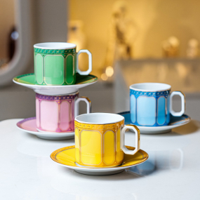 Чашка для эспрессо с блюдцем Signum Jonquil 80 мл