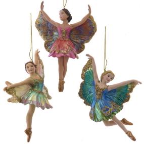 Елочная игрушка "Балерина" 13,3 см, в ассортименте