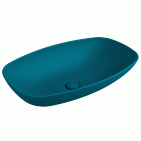 Раковина подвесная Flaminia Nuda 61х40 ND60LPET, Petrolio