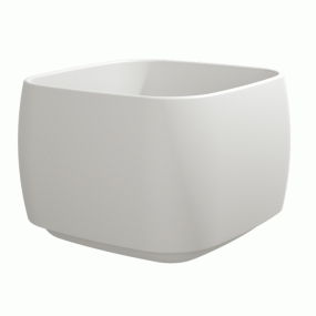 Раковина Flaminia Flag 40х40, с донным клапаном, Latte