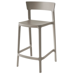Стул полубарный Calligaris Skin Matt Taupe