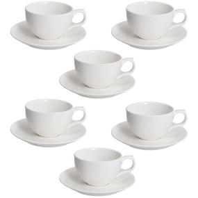 Набор чашек чайных с блюдцами Magia Di Natale 200 мл, 8 предметов