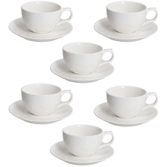 Набор чашек чайных с блюдцами Magia Di Natale 200 мл, 8 предметов