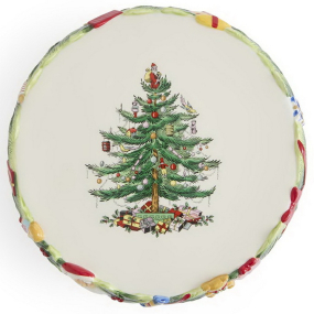 Блюдо для торта Spode Christmas Memories 31 см, на ножке