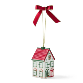 Елочная игрушка Spode Christmas Tree Ornaments "Домик в деревне" 9 см