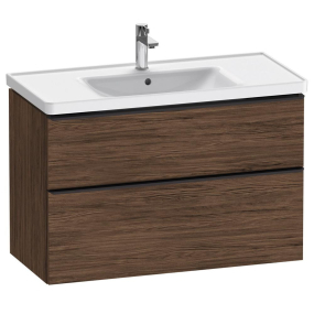 Тумба с раковиной Duravit D-Neo 100х48, темный орех