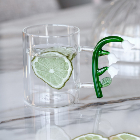 Кружка "Белый цветок" Botanica 450 мл