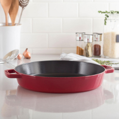 Сковорода круглая с двумя ручками Staub Specials 26 см, вишневая