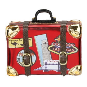 Елочная игрушка "Чемодан" 8,5 см