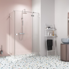 Душевой уголок Radaway Essenza Pro 8, 90х90, прозрачное стекло 8мм, профиль - хром