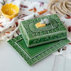 Блюдо для сыра с крышкой Queijeiras 30,5х22,5 см