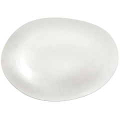 Блюдо Bitossi Oro E Argento 30,5 см, серебряное