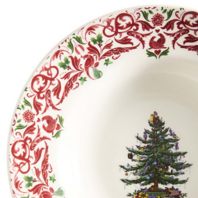 Набор тарелок глубоких Spode Christmas Tree Yuletide "Елка" 23 см, 4 шт