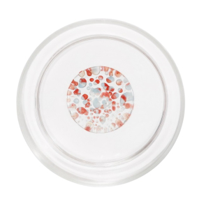 Стакан Teca Terrazzo 350 мл, красный/голубой