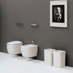 Унитаз подвесной Flaminia Mono MN118S, 52х35,  с сиденьем, белый