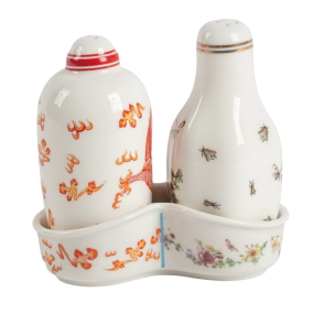 Набор из солонки и перечницы Hybrid, 3 предмета