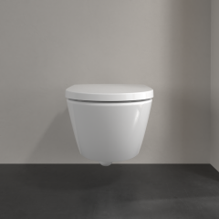 Унитаз подвесной Villeroy & Boch Subway 3.0 56х37 TwistFlush, с сиденьем, белый