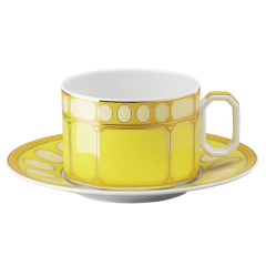 Чашка чайная с блюдцем Signum Jonquil 260 мл 