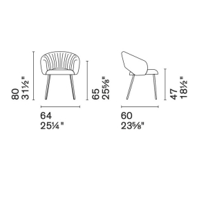 Стул Calligaris Anime CS2247, Sand