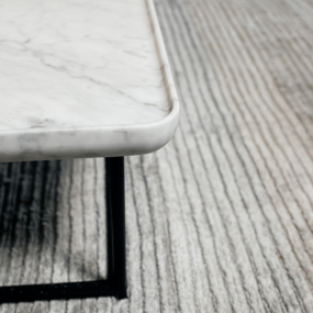 Стол журнальный Cassina Torei 99х99, White Carrara Marble