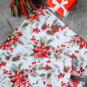 Салфетка под тарелку Jolie 35х50 см, цвет белый