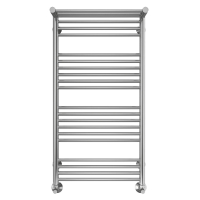 Полотенцесушитель Terminus Аврора 100х53, с полкой, водяной, хром