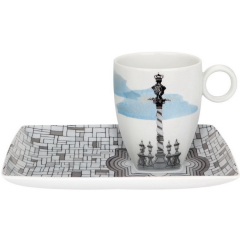 Кружка с блюдцем Alma do porto 310 мл