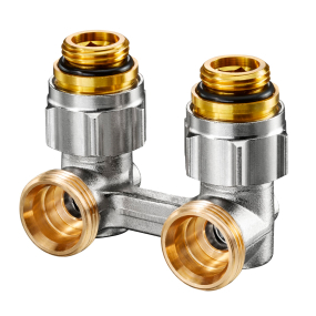 Узел подключения Oventrop Multiflex F ZB, 1/2 НР x 3/4 НР, угловой