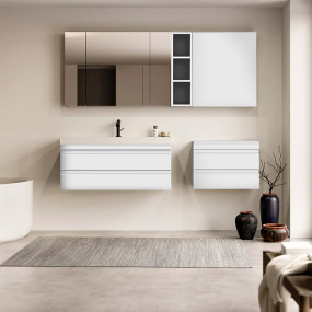 Зеркальный шкаф Kolpa-san Naomi TON 100 WH, 100x70, белый