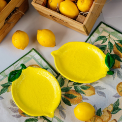 Блюдо малое Lemon Garden 21х16 см