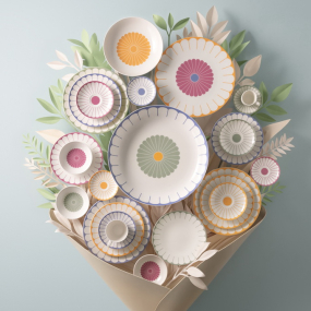 Блюдце для чашки кофейной Fleur Vert 15 см