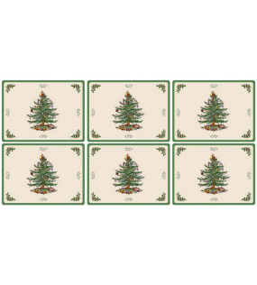 Набор подставок под тарелку Christmas Tree 30,5x23 см, 6 шт