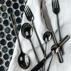 Набор столовых приборов Sky Black, 24 предмета