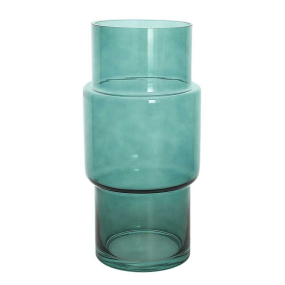 Ваза Glass Design Atmosphere 20 см, зеленая