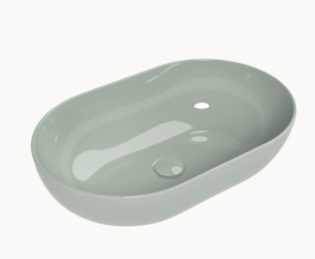 Раковина накладная Flaminia App 62x40 AP62AVG, Verde Giada