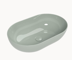 Раковина накладная Flaminia App 62x40 AP62AVG, Verde Giada