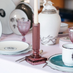 Подсвечник Bicos Pink 22 см