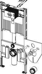 Инсталляция TECE Profil 9300502, Octa II, 8 см, h-112 см, для унитазов