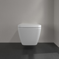 Унитаз подвесной Villeroy & Boch Finion 56х37, CeramicPlus, 4664R0R1, с сиденьем